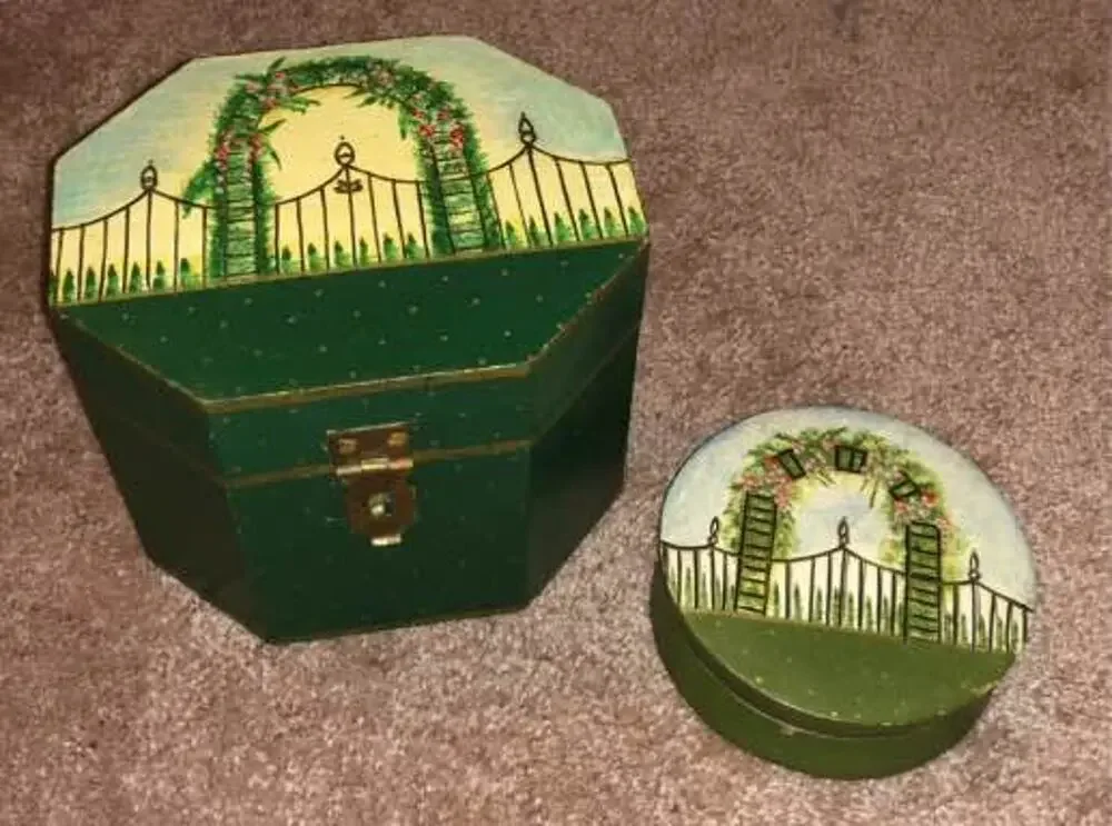 Pair of Cute Decorative Containers